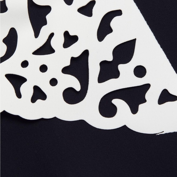 Chiara Boni La Petite Robe Elegant Black and White Women's Dress - Picture 4 of 5